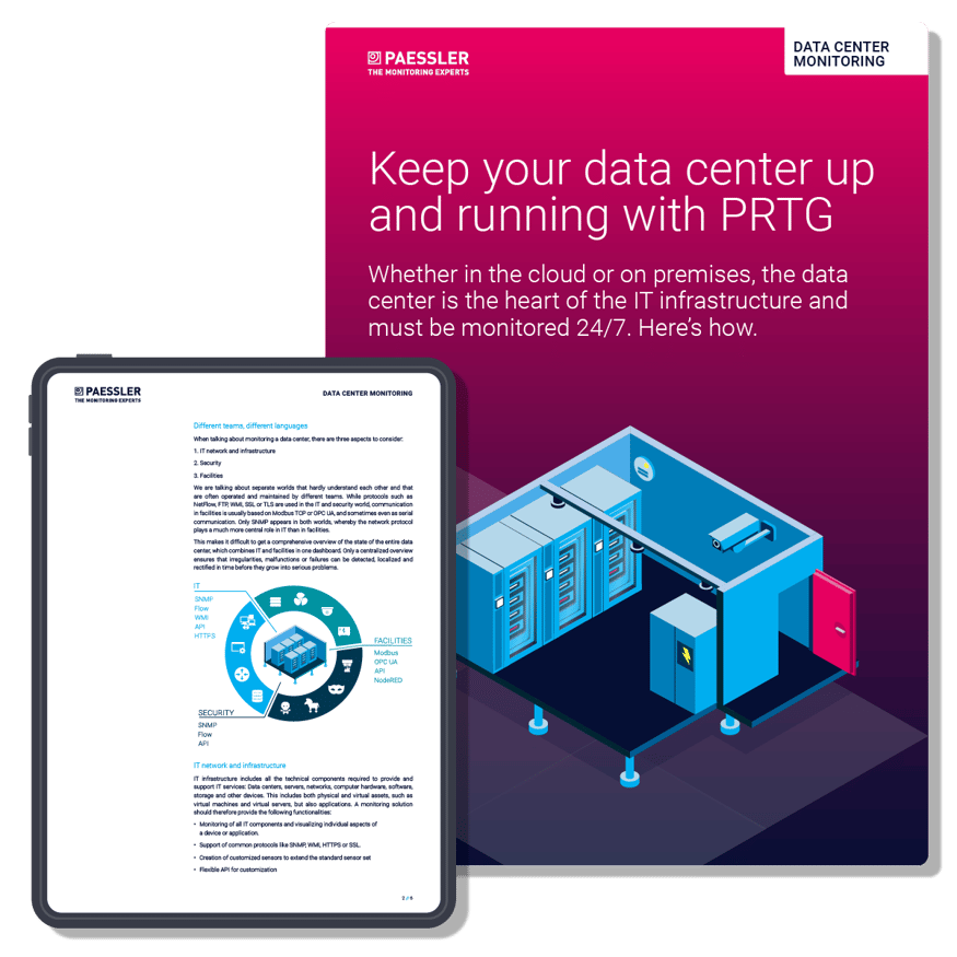 Data center monitoring with PRTG Enterprise Monitor - Quit playing ...